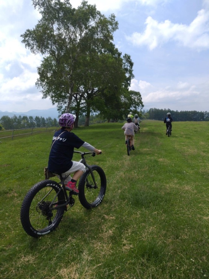 暑い夏はMEGAチャリのMTBトレイルで決まり❗️